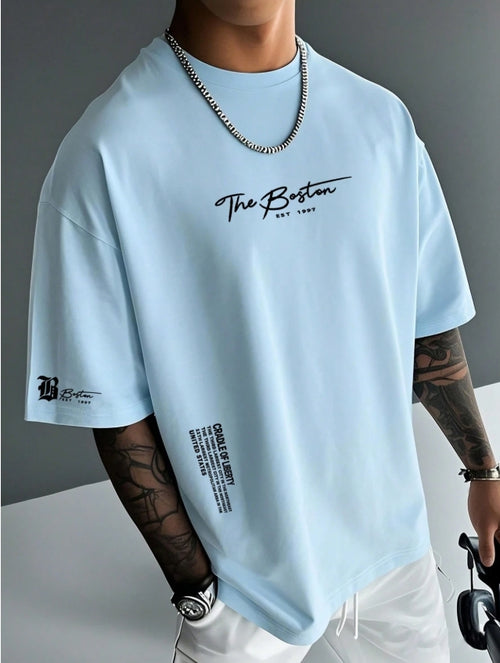 Men's Basic Solid Color Crew Neck Short Sleeve T-Shirt, Casual Daily Wear