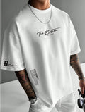 Men's Basic Solid Color Crew Neck Short Sleeve T-Shirt, Casual Daily Wear